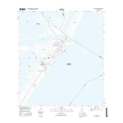 2016 Map of Port Aransas, 2016 Print