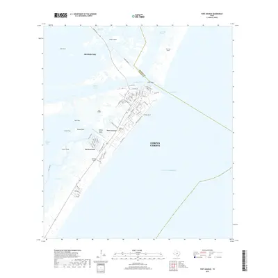 2019 Map of Port Aransas, 2019 Print