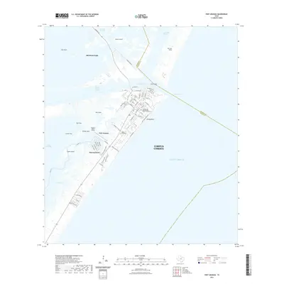2022 Map of Port Aransas, 2022 Print