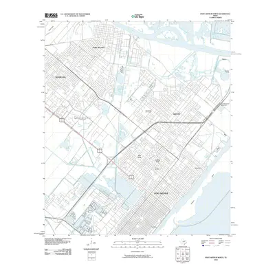 2010 Map of Port Arthur North, 2010 Print