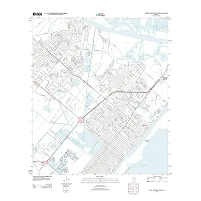 2013 Map of Port Arthur North, 2013 Print