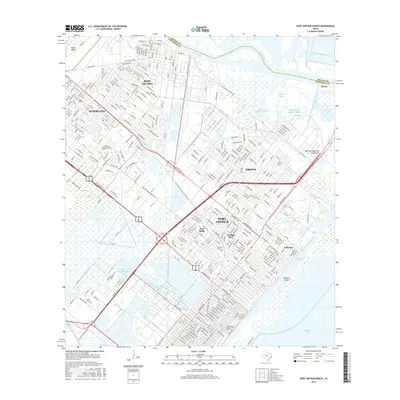 2016 Map of Port Arthur North, 2016 Print
