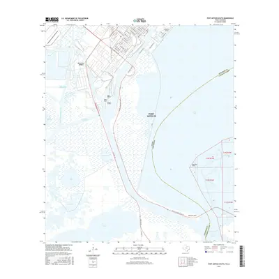 2016 Map of Port Arthur South, 2016 Print