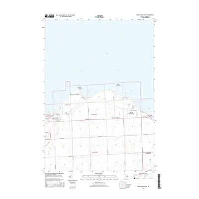 2014 Map of Port Austin East, 2014 Print