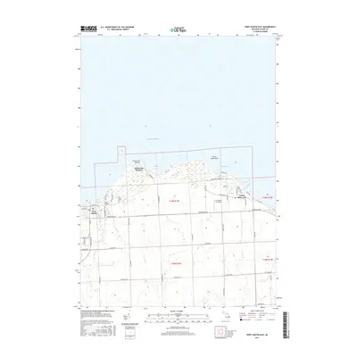 2017 Map of Port Austin East, 2017 Print