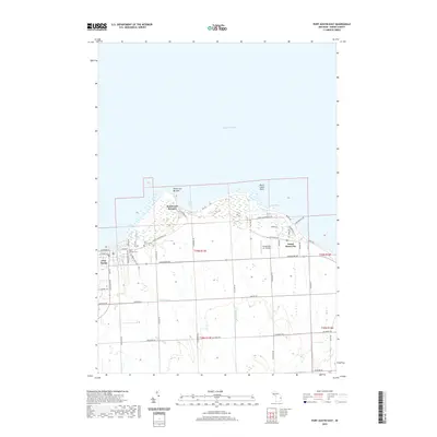 2019 Map of Port Austin East, 2019 Print