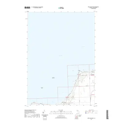 2019 Map of Port Austin West, 2019 Print