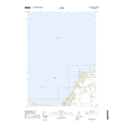 2023 Map of Port Austin West, 2023 Print
