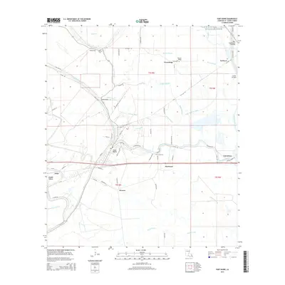 2015 Map of Port Barre, 2015 Print