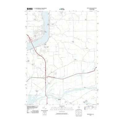 2010 Map of Port Byron, 2010 Print
