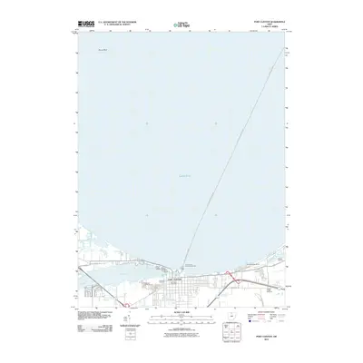 2010 Map of Port Clinton, 2010 Print