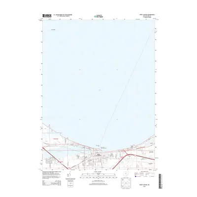 2013 Map of Port Clinton, 2013 Print