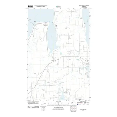 2011 Map of Port Gamble, 2011 Print