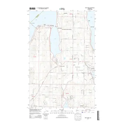 2014 Map of Port Gamble, 2014 Print