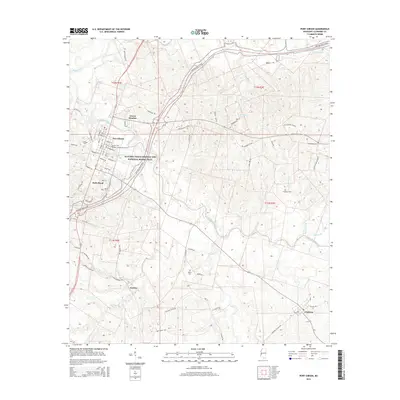 2015 Map of Port Gibson, 2015 Print