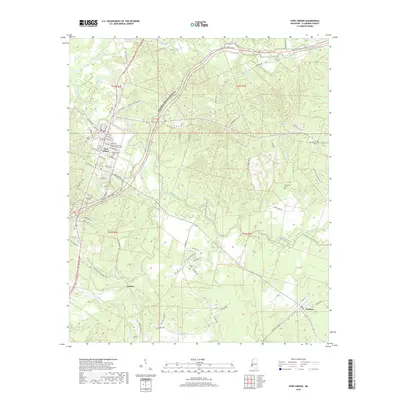 2018 Map of Port Gibson, 2018 Print