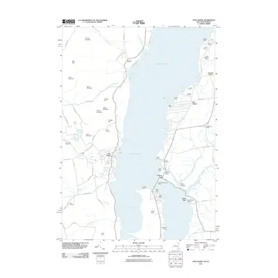 2012 Map of Port Henry, 2012 Print