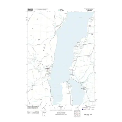 2013 Map of Port Henry, 2013 Print
