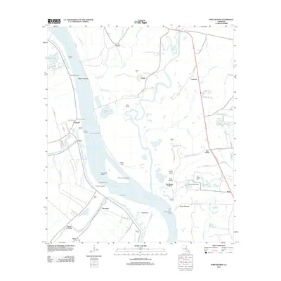 2012 Map of Port Hudson, 2012 Print