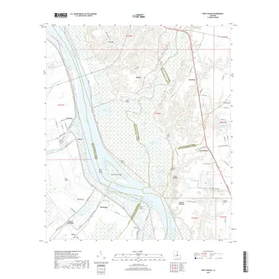 2018 Map of Port Hudson, 2018 Print