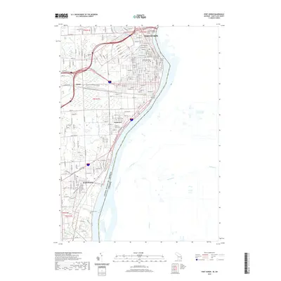 2019 Map of Port Huron, 2019 Print