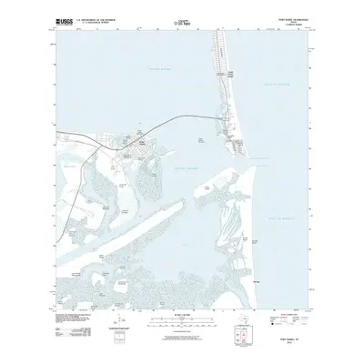 2010 Map of Port Isabel, 2010 Print