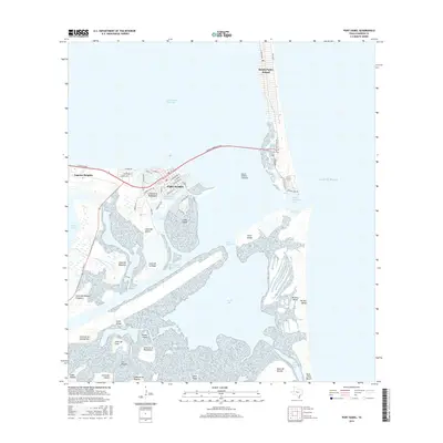 2016 Map of Port Isabel, 2016 Print
