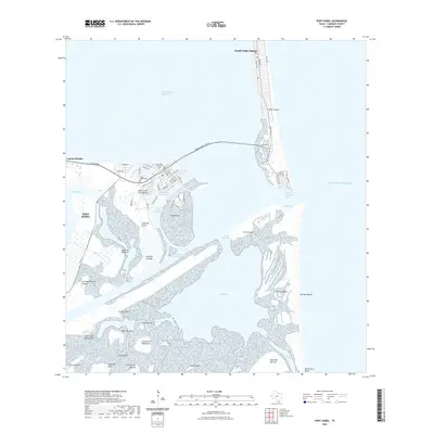 2022 Map of Port Isabel, 2022 Print
