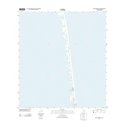 2013 Map of Port Isabel NW, 2013 Print