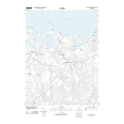 2010 Map of Port Jefferson, 2010 Print