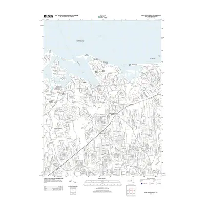 2013 Map of Port Jefferson, 2013 Print