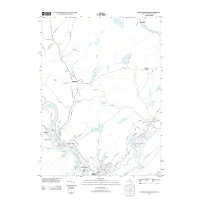 2013 Map of Port Jervis North, 2013 Print