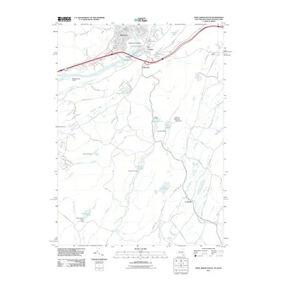 2011 Map of Port Jervis South, 2011 Print