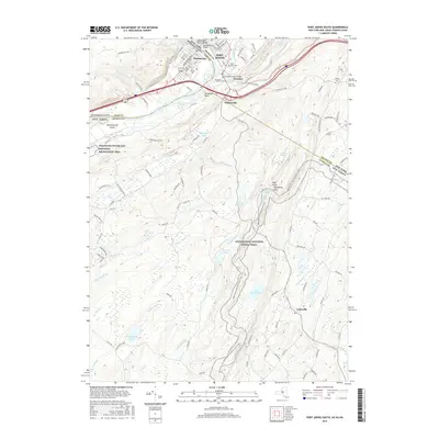 2016 Map of Port Jervis South, 2016 Print