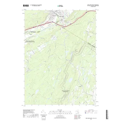 2019 Map of Port Jervis South, 2019 Print