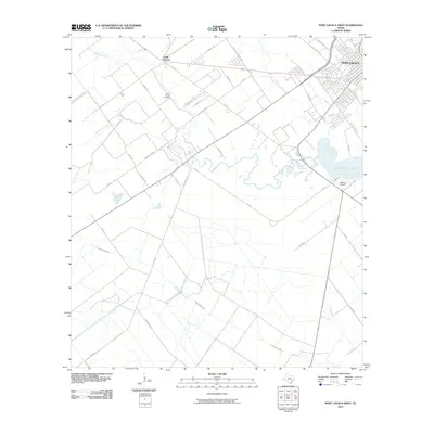 2010 Map of Port Lavaca West, 2010 Print