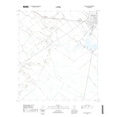 2019 Map of Port Lavaca West, 2019 Print