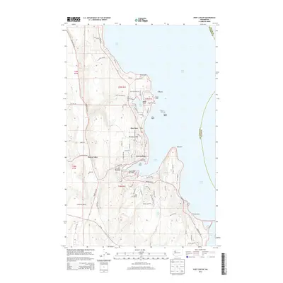 2014 Map of Port Ludlow, 2014 Print