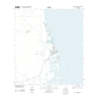 2013 Map of Port Mansfield, 2013 Print