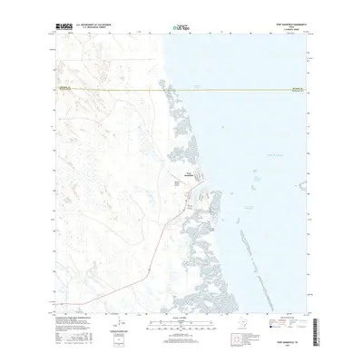2016 Map of Port Mansfield, 2016 Print