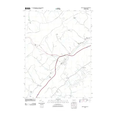 2010 Map of Port Matilda, 2010 Print