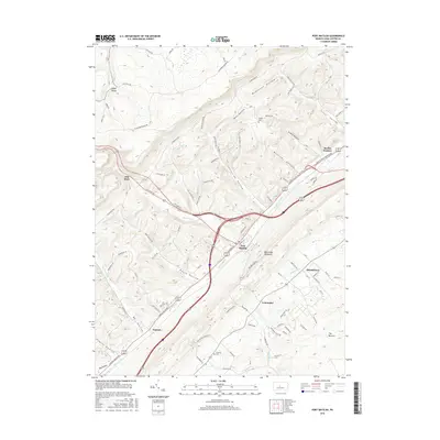 2016 Map of Port Matilda, 2016 Print