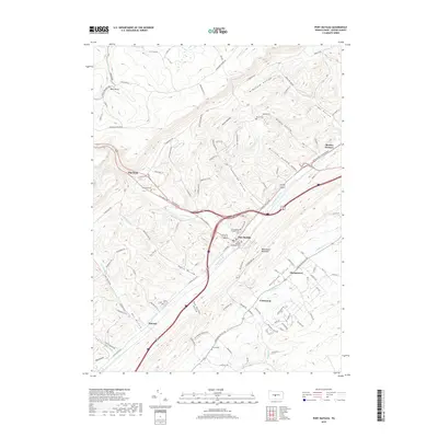 2019 Map of Port Matilda, 2019 Print