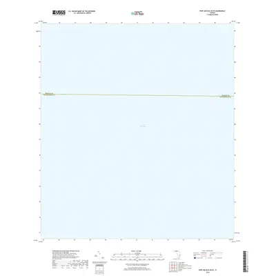 2018 Map of Port Mayaca OE W, 2018 Print