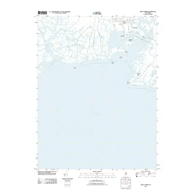 2011 Map of Port Norris, 2011 Print