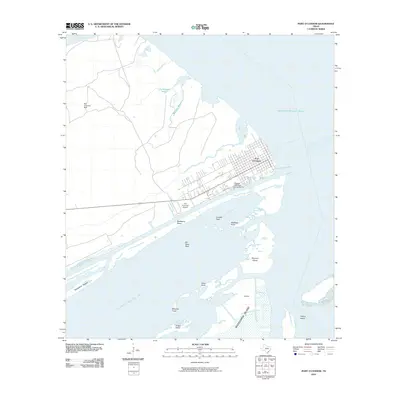 2010 Map of Port O'Connor, 2010 Print