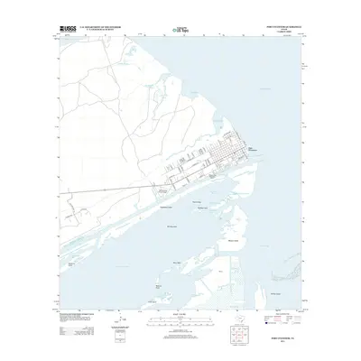2013 Map of Port O'Connor, 2013 Print
