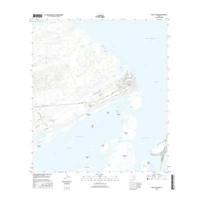 2016 Map of Port O'Connor, 2016 Print
