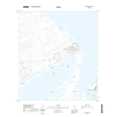2022 Map of Port O'Connor, 2022 Print