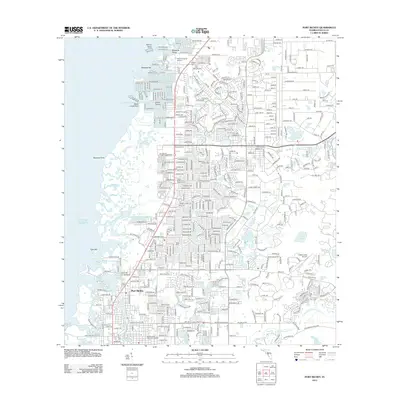 2012 Map of Port Richey, 2012 Print